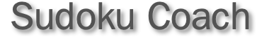 Sudoku Coach